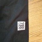 Chefware Revival Baggy Poly cotton Blend  Black Baggy Chef Pants Size Medium 