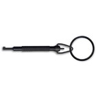 Zak Tool Zt11x Polymer Police Correction Handcuff Key W  Swivel Key Ring  Black
