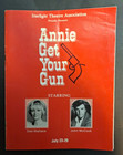 Vtg 1980s Starlight Theatre Souvenir Program Annie Get Your Gun John Mccook