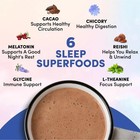 Mushroom Hot Cocoa Sleep Powder W  Melatonin Reishi Vegan 20 Servings