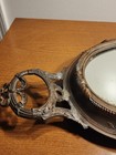 Antique French Mirrored Plateau Tray   Orf  vrerie Dilecta   Rococo Revival
