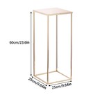 10pcs 23 6inch Tall Gold Metal Flower Stand For Wedding Table Centerpieces Decor