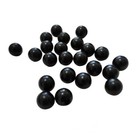 Solid Rubber Balls Black Round Bouncy Ball Vibrating Screen 2mm To 75mm Diameter