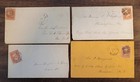  8  1860 s Covers  All With 3c Washington Stamp  65 - Some With Fancy Cancels