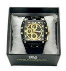 Invicta S1 Rally 70148 42mm Allogrip Chronograph Black Gold Men   s Watch
