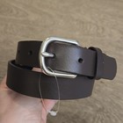 J crew Crewcuts Boys Leather Belt Dark Caramel Size S 21-25  Brown Aw434