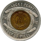 1901 Buffalo  New York Ny Pan American Exposition Encased Cent Penny Token