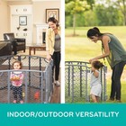 Versatile Play Space Adjustable Play Area  Plastic  8-panel  cool Gray 
