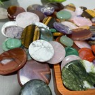 Wholesale Lot 10pcs Natural Mix Quartz Palm Stones Crystal Healing