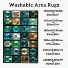 Cd Record Patchwork Area Rug  Retro Music Disc Collage Rug For Room Home Decor