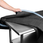 8 Moving Blankets Furniture Pads - Ultra Thick Pro - 80  X 72  Black