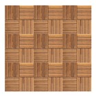 36 Pcs Hardwood Interlocking Deck Tiles Water Resistant Outdoor Patio Pavers Diy