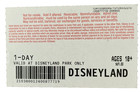 Disneyland Year Of A Million Dreams Ticket Stub  1 Day Adult