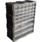 39 Drawer Plastic Storage Organizer Craft Cabinet Hardware Tool Organizer New