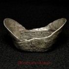 Chinese Qing Emperor Yongzheng Year Silver Ingot Coin Decoration Gift Collection