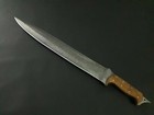 Custom Handmade Hand Forged Damascus Steel Camping Machete Knife Survival Sword
