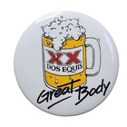 Rare Vintage Lot Of 3 Dos Equis Xx Beer Pin Metal Pinback Promo Novelty Buttons 
