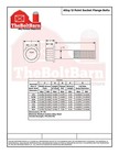 5 16 -18 Coarse 12-point Flange Screws Alloy Steel Black  pick Length   Qty 
