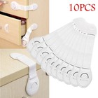 Baby Kids Safety Lock Cabinet Drawer Cupboard Fridge Door Child Proof 1-10pcs