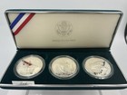 1994 U s  Veterans Commemorative Proof Silver Dollars 3 Pc Set W  Box   Coa
