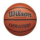 Wilson Evolution Official Game Basketball - 29 5 Orange black