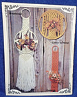 Vintage 1981 Pockets For Posies Plaid 7483 Macrame Craft Booklet 23 Pages
