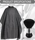 Professional Waterproof Barber Cape With Snap Closure  Hair Cutting Salon Cape 