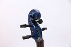 4 4 Full Size 4 String Electric Violin Kit Solid Wood Ebony Fittings Blue