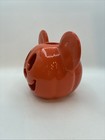 Disney Mickey Mouse Halloween Pumpkin Candle Holder Orange Stoneware Ceramic