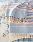 Ralph Lauren Home Collection Hithers Fringe Linen India Slub Throw Blanket  355