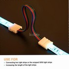 2 3 4 5 Pin Led Strip Connector For 8mm 10mm 12mm 3528 5050 5630 Rgb Rgbw Led