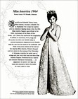 1964 Miss America Pageant Program  photos  History  Statistics  64 Pages 