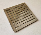 Newport Brass 233-401 26 Decorative Drains 4  Square Shower Drain Grid  Chrome
