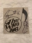 The Who Encore Series Signed Card By Townshend And Daltrey  10 Dvds  4 Cds