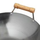 Joyce Chen Classic Series 14-inch Round Bottom Carbon Steel Wok With Birch