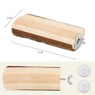 Parrot Cage Perch  Wooden Platform For Birds  2 Packs 