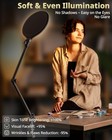  10  Key Light For Streaming  Desk Ring Light With Adjustable Arm  Zoom 10-in