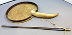 Antique Late 19th Century Inuit Eskimo Kelyaut Qilaut Struck Membranophone Drum