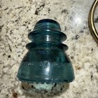 Antique Glass Insulator No 42  Blue  Hemingray Glass Co