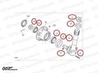 Re217610 Spindle Knuckle Kit -right - Fits John Deere Tractors 2wd 5000 Series