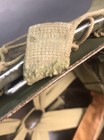 One Used Late Wwii Od7 Chinstrap Set W spring Steel Clasp For Us Gi M1 Helmet