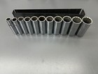  c  Vintage Craftsman -v- 1 2  Drive 12pt Sae Deep Socket Set 1 2  - 1-1 8    Vgc