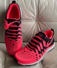 Nike Free Trainer 5 0 Mens 14 Atomic Red   Blk Athletic Sneakers Mint Condition