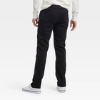 Men s Slim Straight Fit Jeans - Goodfellow   Co Black 34x30  Mid Rise Denim