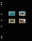  4 25 Scott Value - 1995 St Kitts Turtles Caribbean Marine Life Cv Mnh Nh Umm