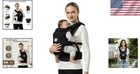 Adjustable Baby Carrier For Newborn To Toddler  Breathable Mesh   Lumbar Support