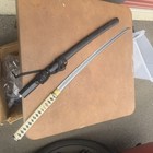 Vintage Antique Hand Forged Samurai Carbon Steel Sword With A Sharp Blade