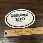 Captain Morgan Spiced Rum 100 Proof Sticker Oval Decal Man Cave Home Bar