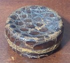 Antique Crocodile Skin Metal Collapsible Shot Glass - Rare Vintage - Free Ship