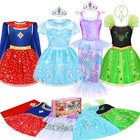 Princess Dress Up Clothes For Little Girls  16 Pcs Costumes Set  Girls 3-6  